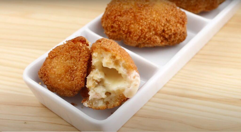 Croquetas de salmón y queso