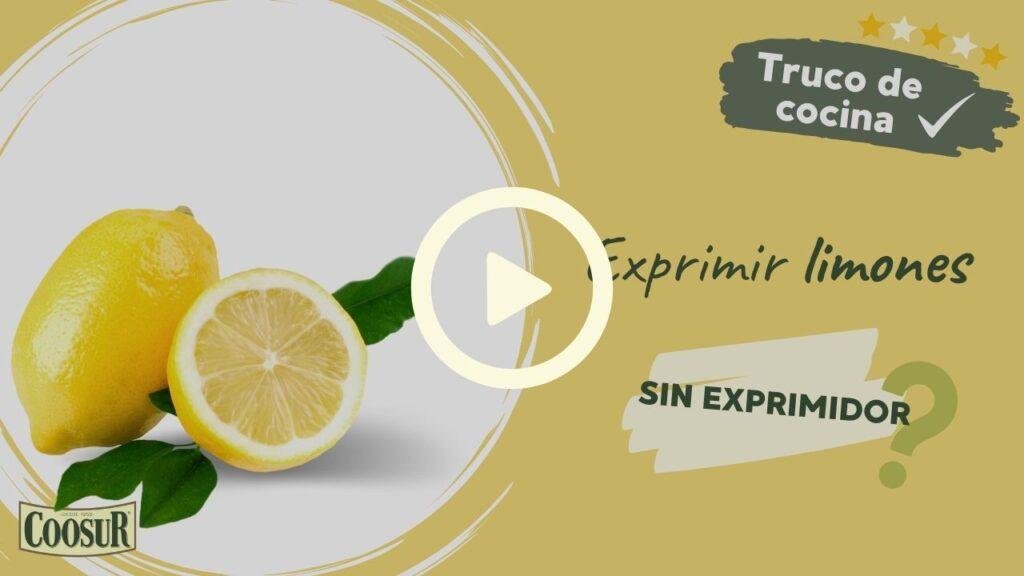 exprimir limones