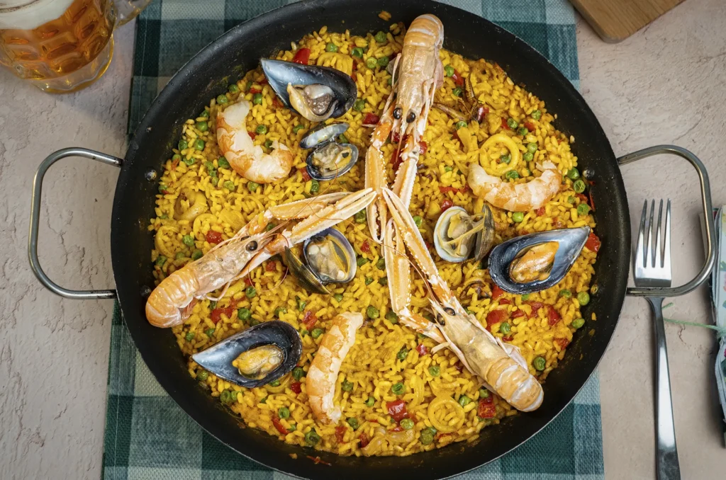 Paella de mariscos