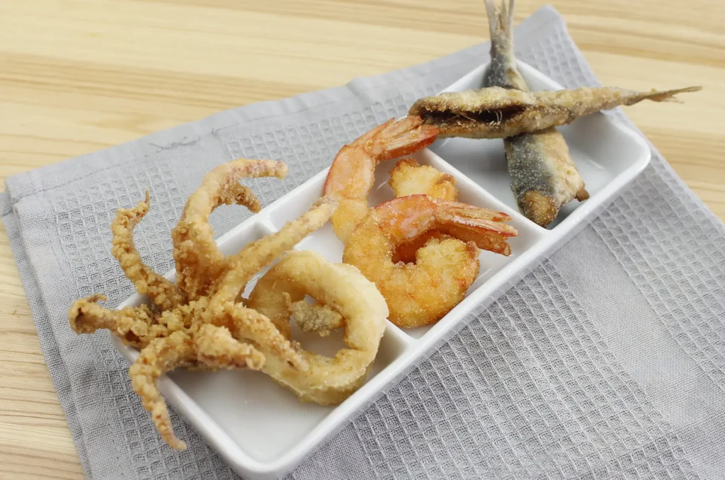 pescaíto frito andaluz crujiente