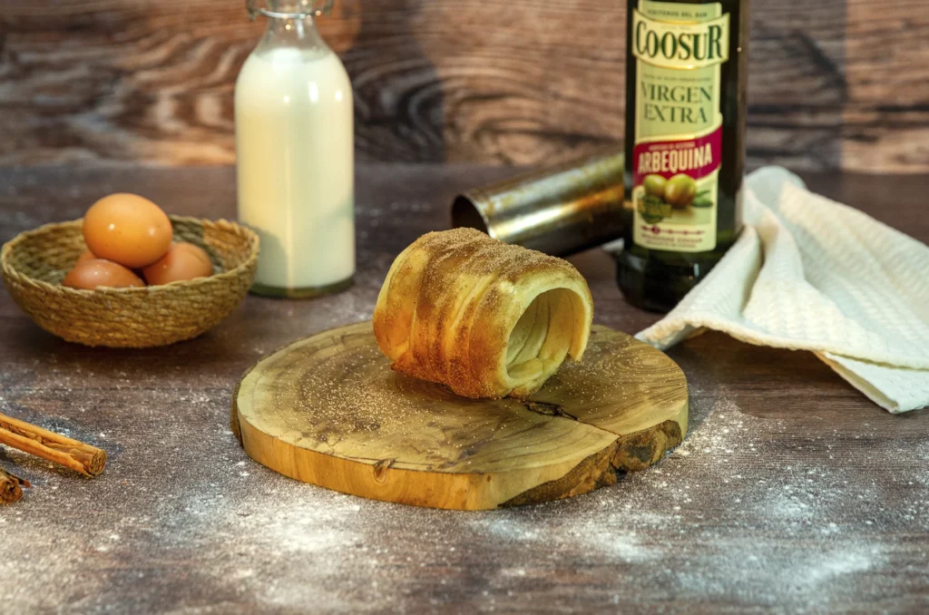 Kürtőskalács o pasteles de chimenea